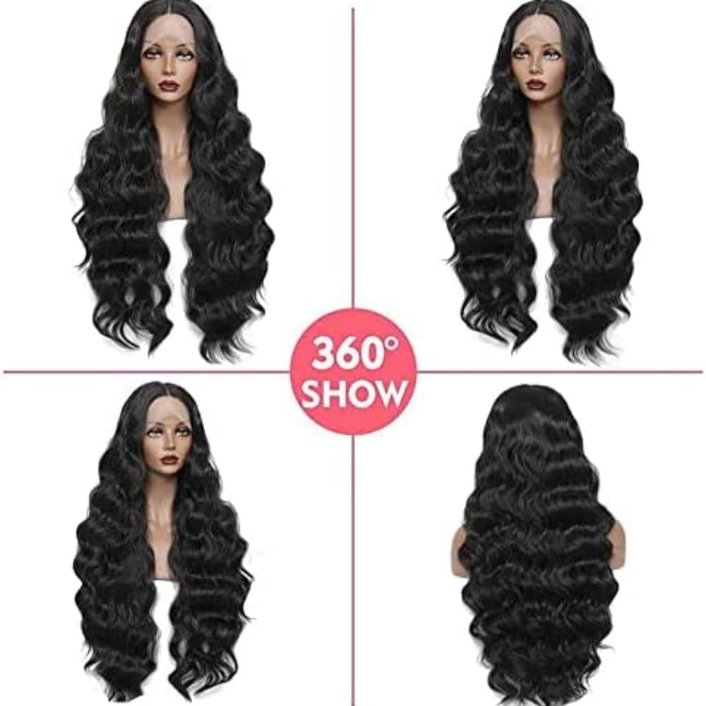 Black LaceFront Wig 32-34 inches!! - Thumbnail 2