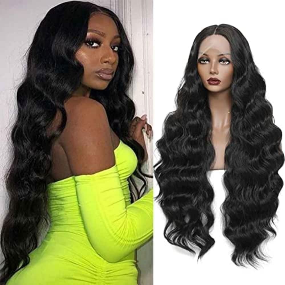 Black LaceFront Wig 32-34 inches!! - Thumbnail 6