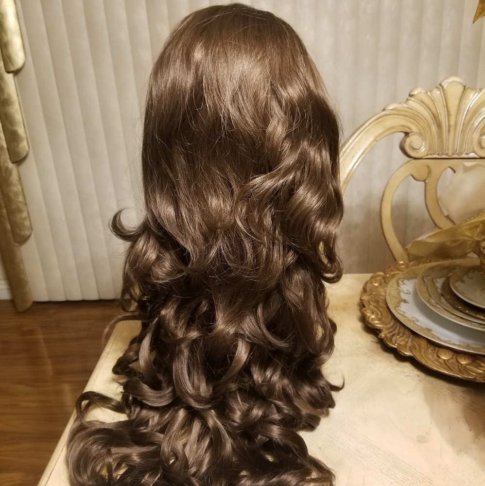 Brown Beauty Wavy Lace Front Wig - Thumbnail 8