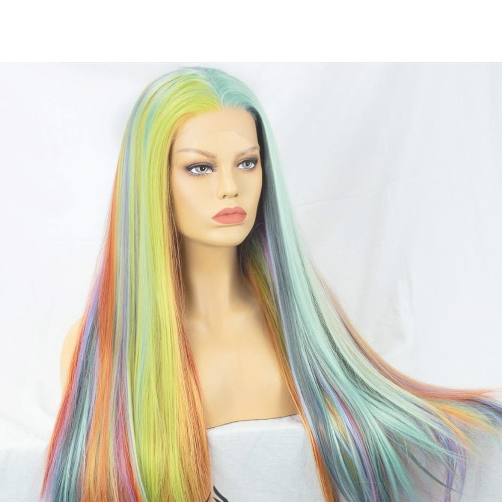 Rainbow Beauty Lace Front Wig - Thumbnail 4
