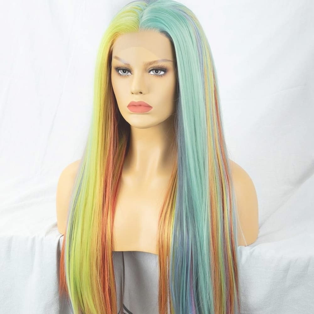 Rainbow Beauty Lace Front Wig - Thumbnail 6