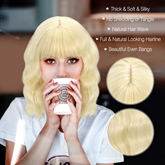 Blonde Beauty Waves Full Wig - Thumbnail 6