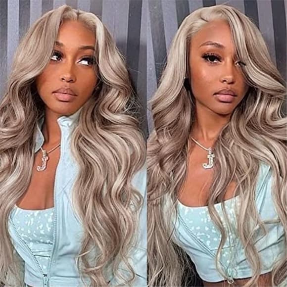 Pre-Plucked Blonde Virgin Human Hair Full Lace Wig!! - Thumbnail 6