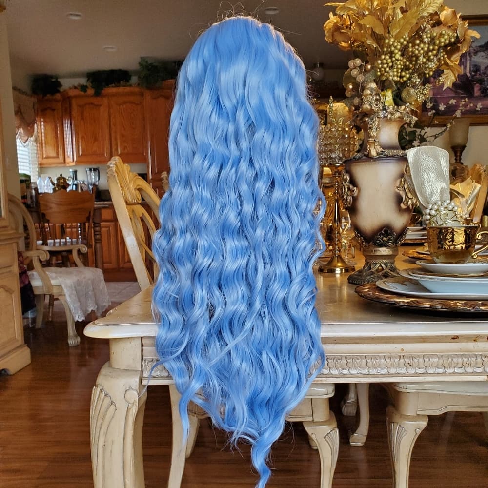 Light Blue Beauty Lace Front Wig - Thumbnail 2