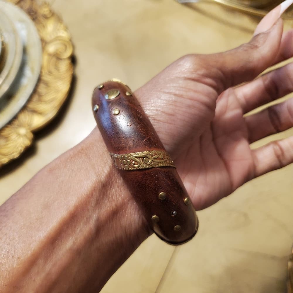 Brown Gold Vintage Bracelet - Thumbnail 4