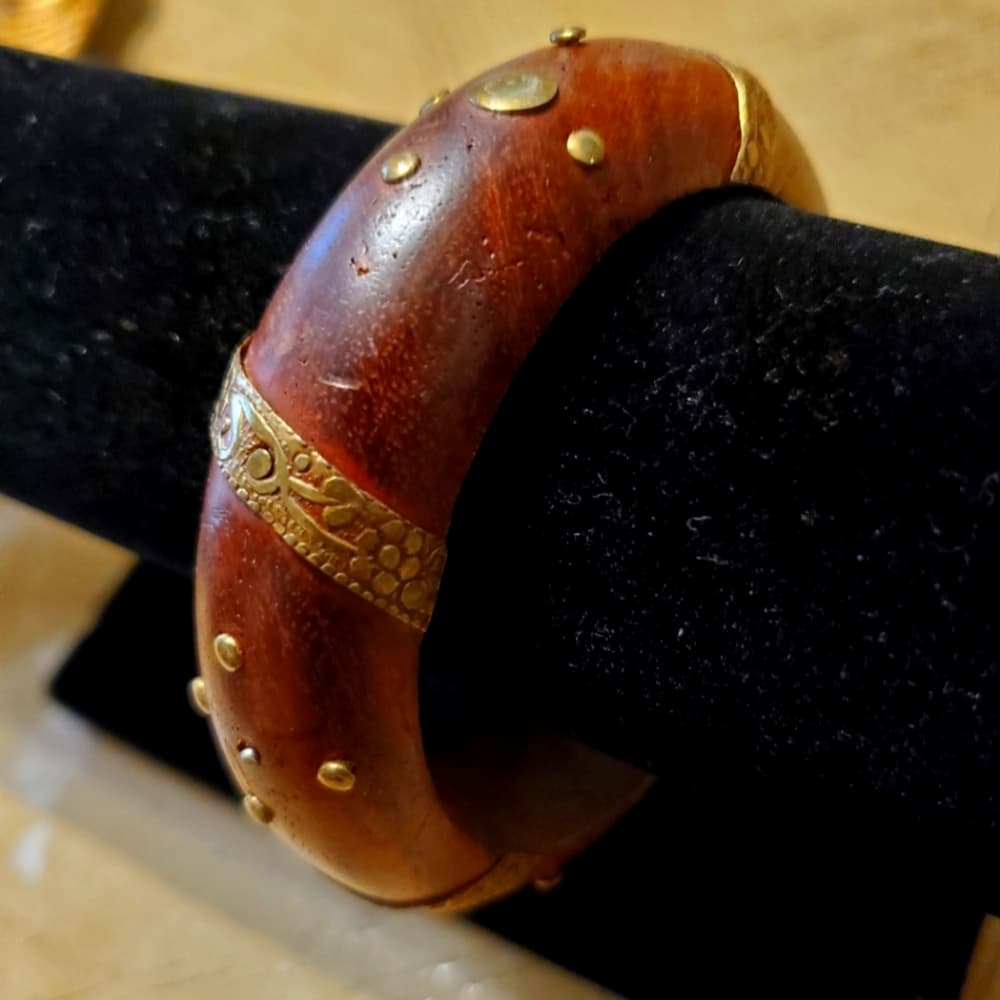 Brown Gold Vintage Bracelet - Thumbnail 5