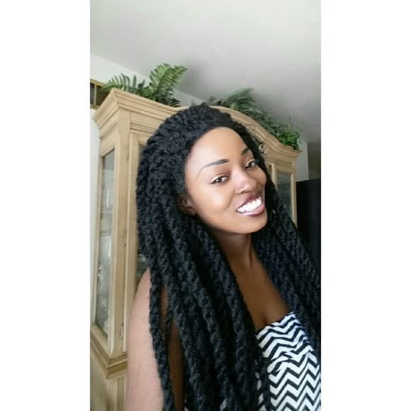 Braided Lace Front Wig - Thumbnail 4