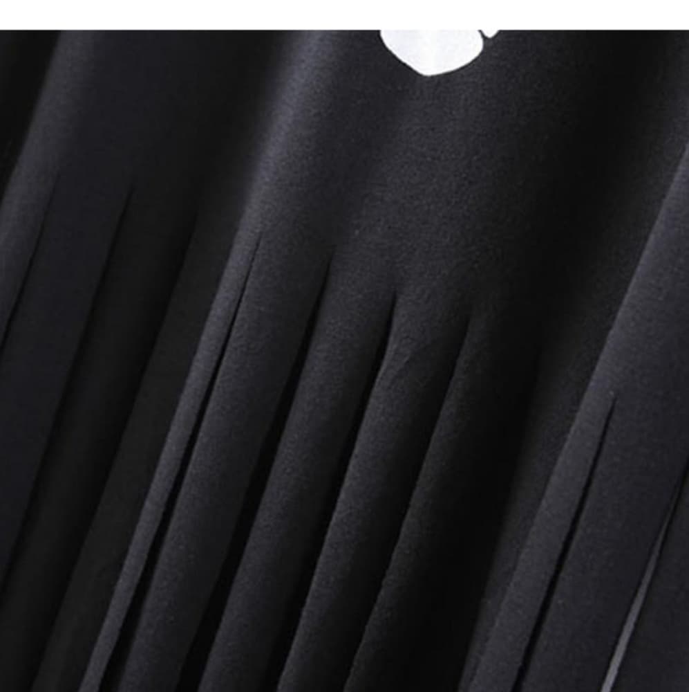 HIPPIE TASSEL LONG TEE DRESS CASUAL PUNK MAXI DRES - Thumbnail 3