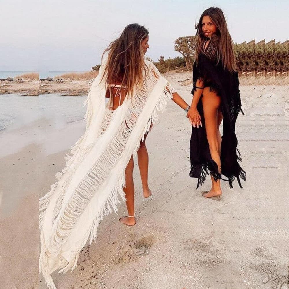 Crochet Tunic Bikini Cover-ups - Thumbnail 8