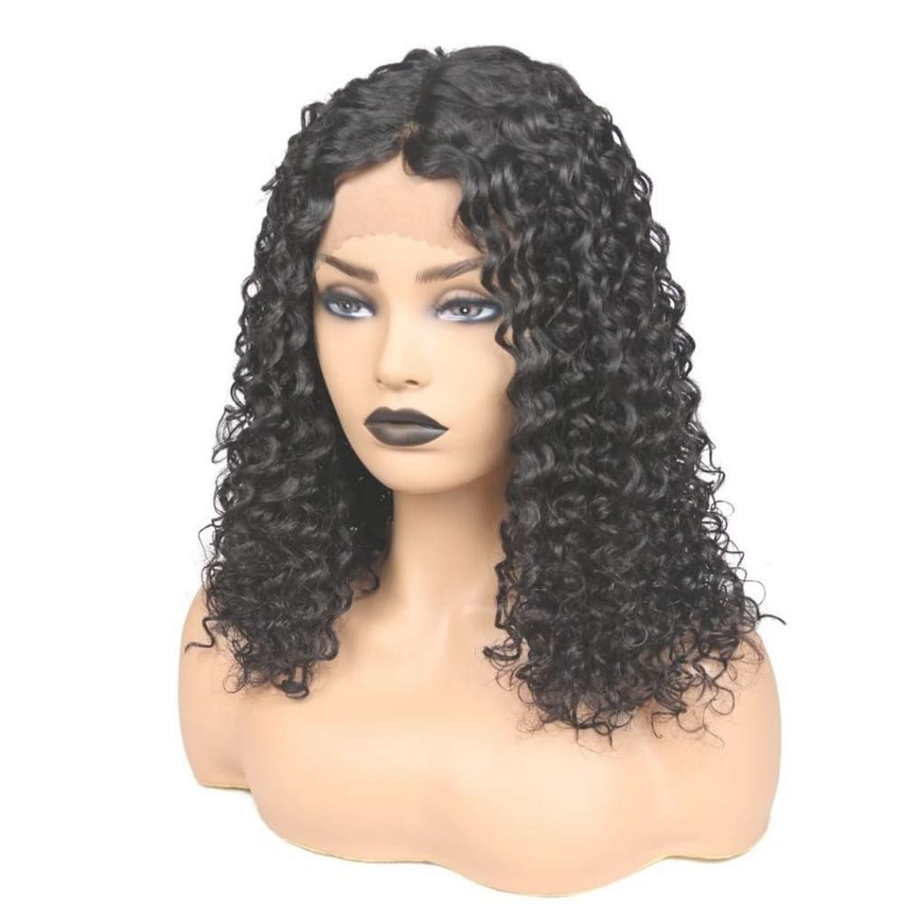 Brazilian Curly Lace Front Wig 14-16 inches!! - Thumbnail 4