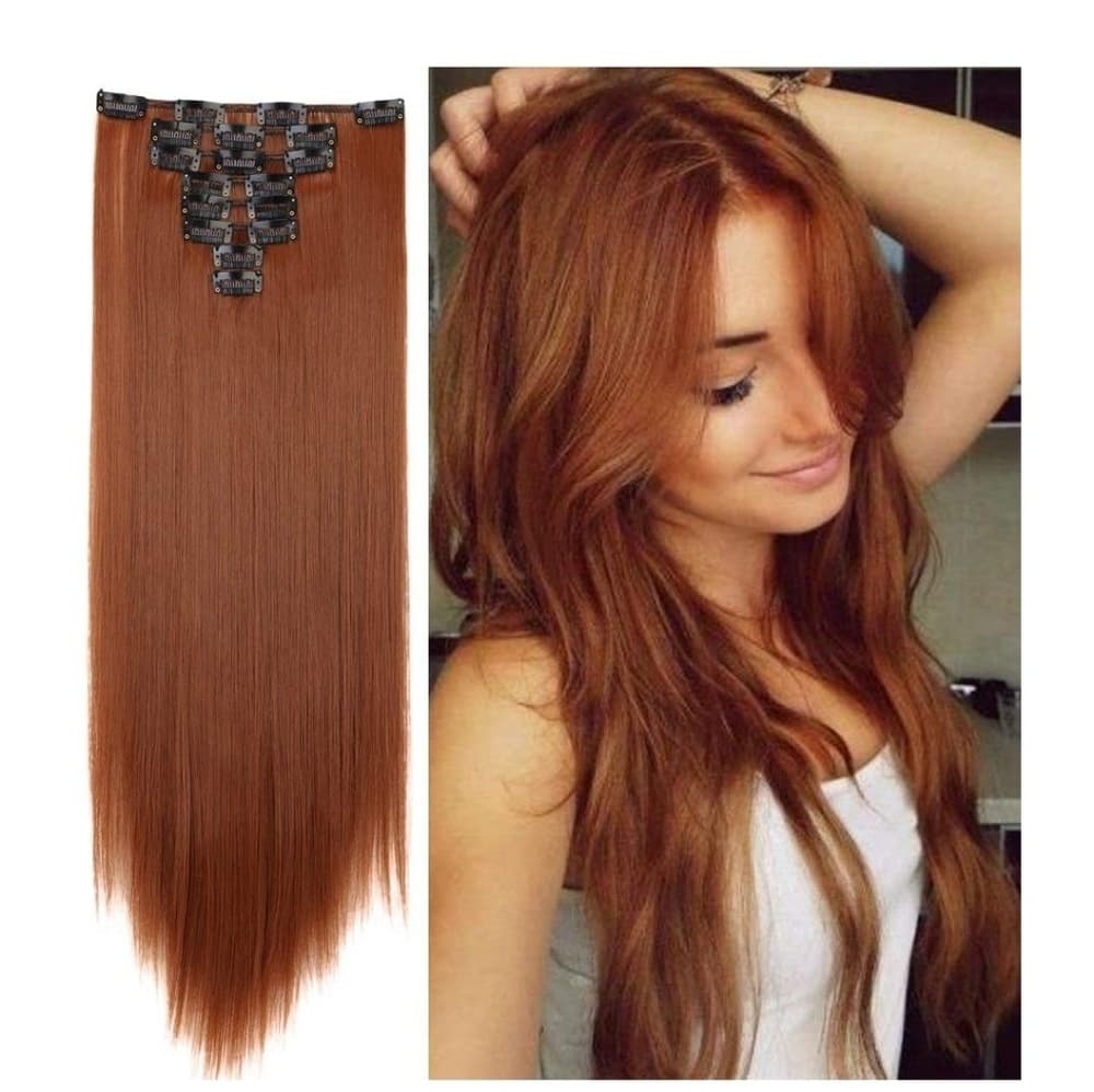 Copper Auburn Red Clip in Extension - Thumbnail 2
