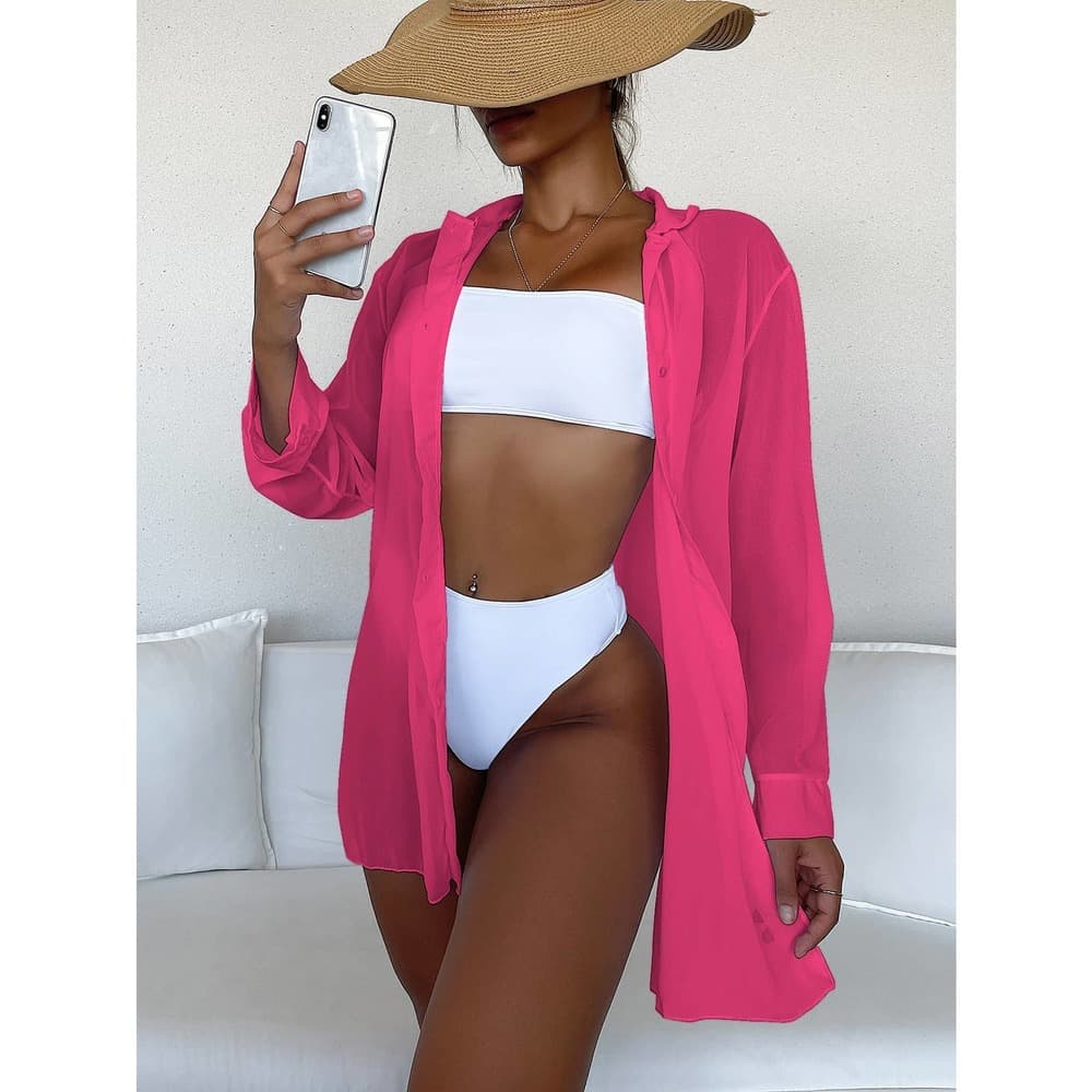 Plain Open Front Kimono