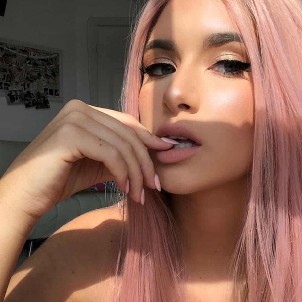 Pink Lace Front Wig