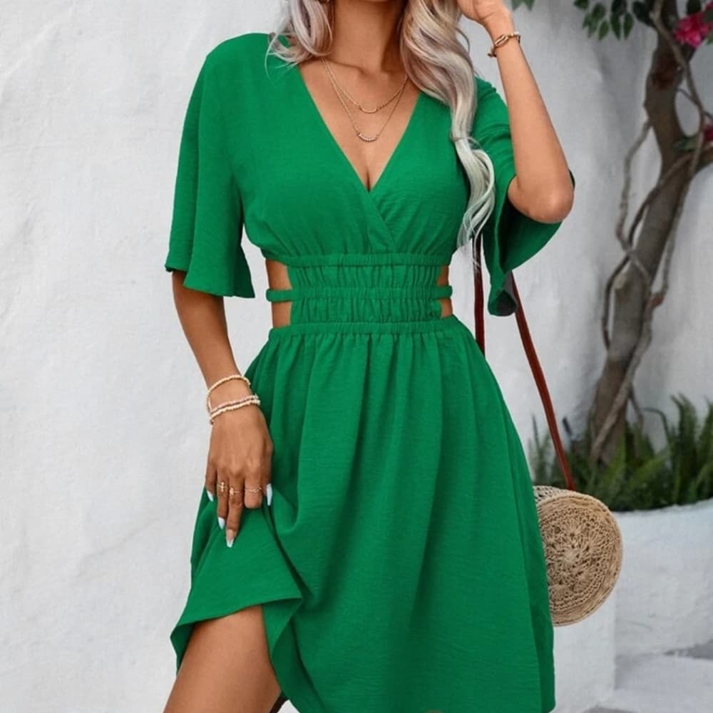 Green Beauty Dress - Thumbnail 2