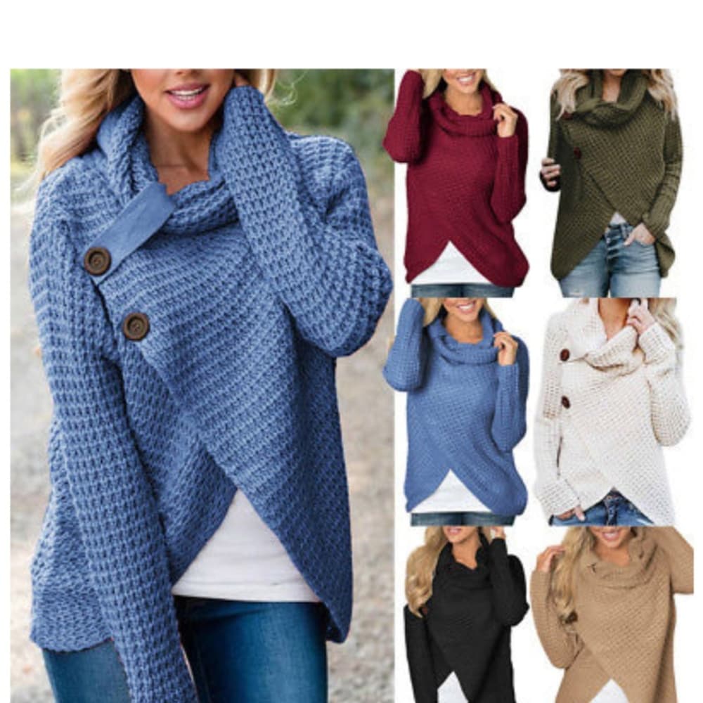 Long Sleeve Knitted Sweater(Pre-Order)