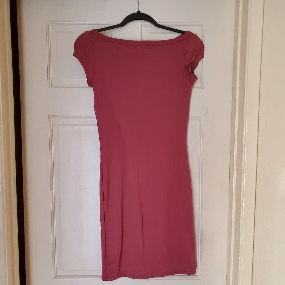 Pink Bodycon Dress - Thumbnail 7