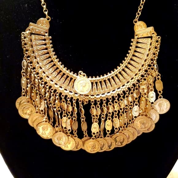 Gold Chains Beauty Necklace - Thumbnail 6