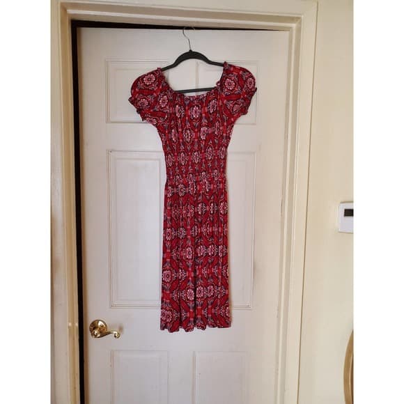 Red Maxi Dress - Thumbnail 5