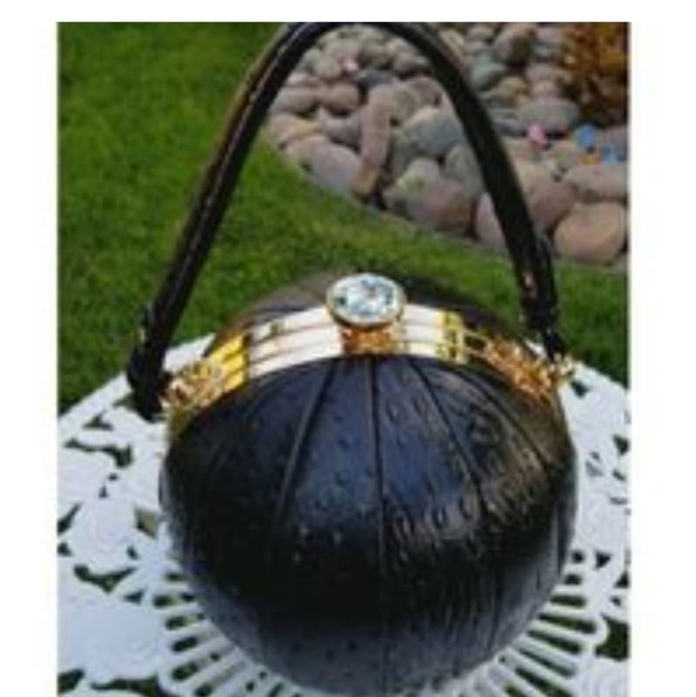 Black Basketball Purse - Thumbnail 3