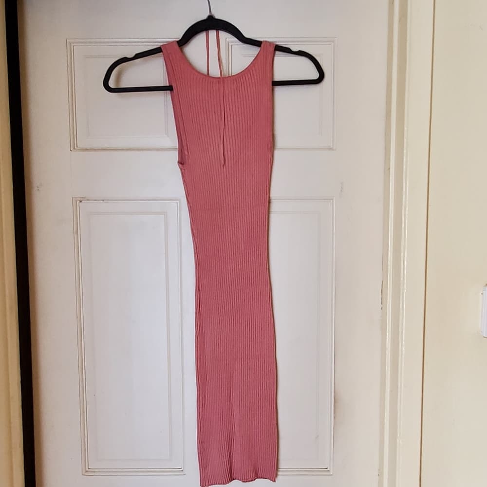 Pink Bodycon Dress - Thumbnail 2