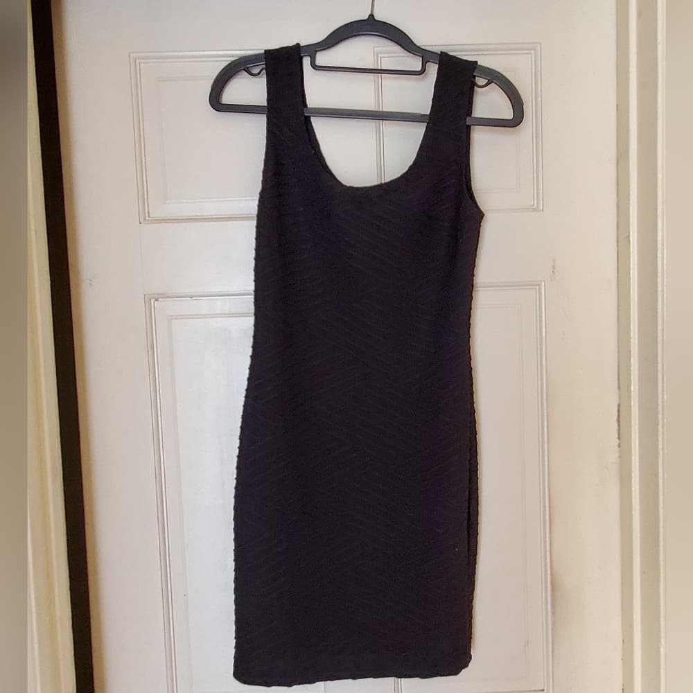 Black Mini Dress - Thumbnail 4