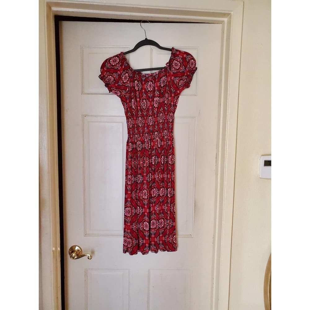 Red Maxi Dress - Thumbnail 4