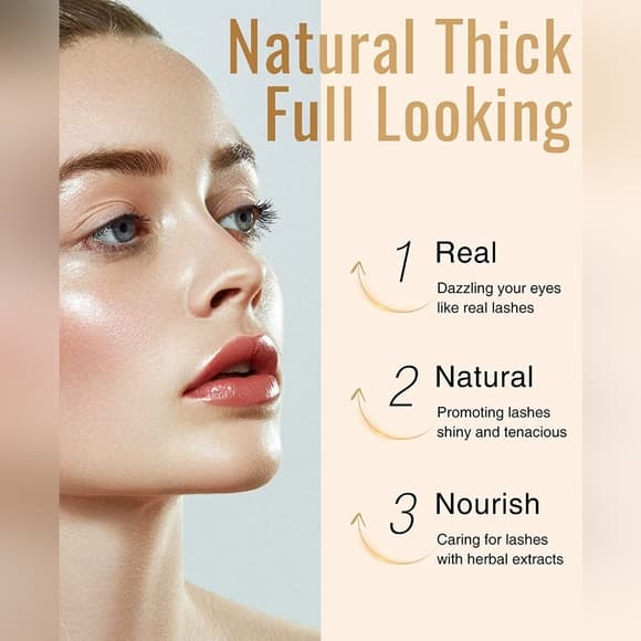Thicker & Longer Looking Eyelashes, Lash Essential Serum for Natural Las… - Thumbnail 14