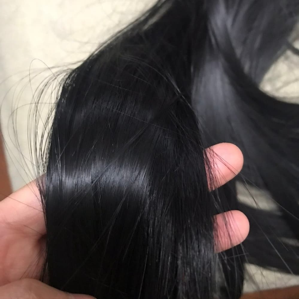 Black Full Head clip in Extension - Thumbnail 4