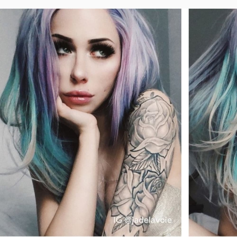 Rainbow Beauty Lace Front Wig - Thumbnail 7
