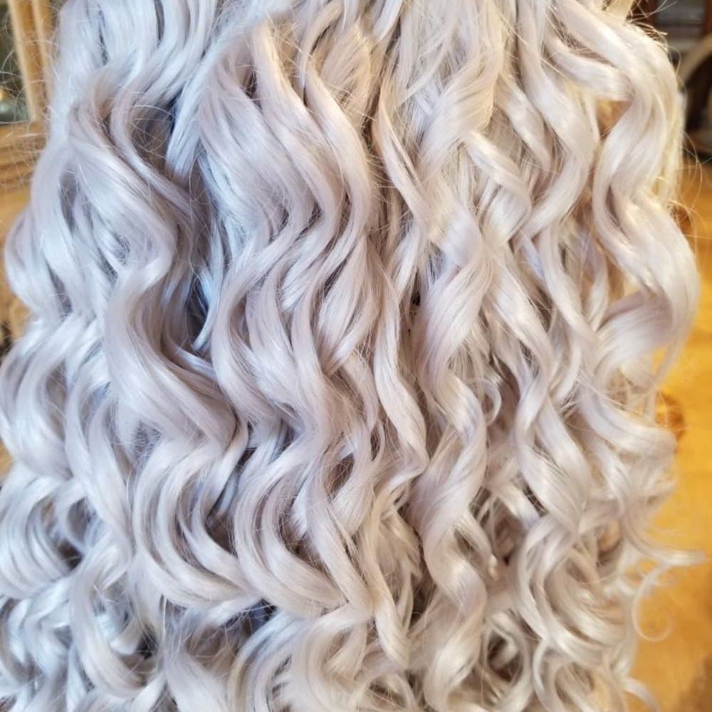 Gray White Beauty Lace Front Wig - Thumbnail 4