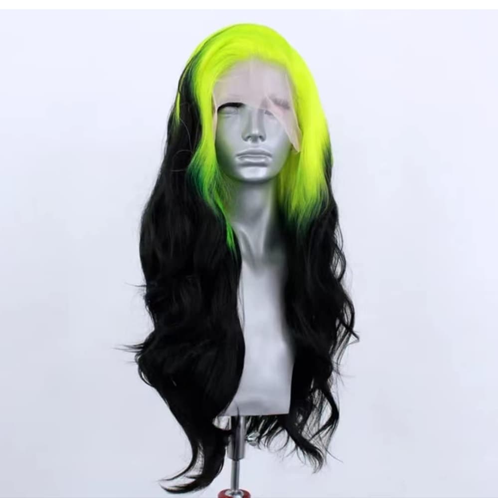Black Neon Beauty Lace Front Wig - Thumbnail 4