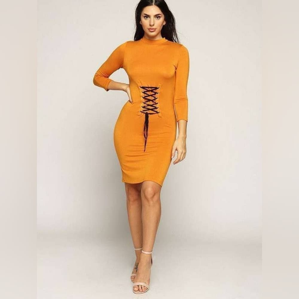 Waist Beauty Dress - Thumbnail 3