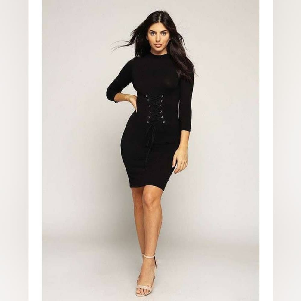 Waist Beauty Dress - Thumbnail 5