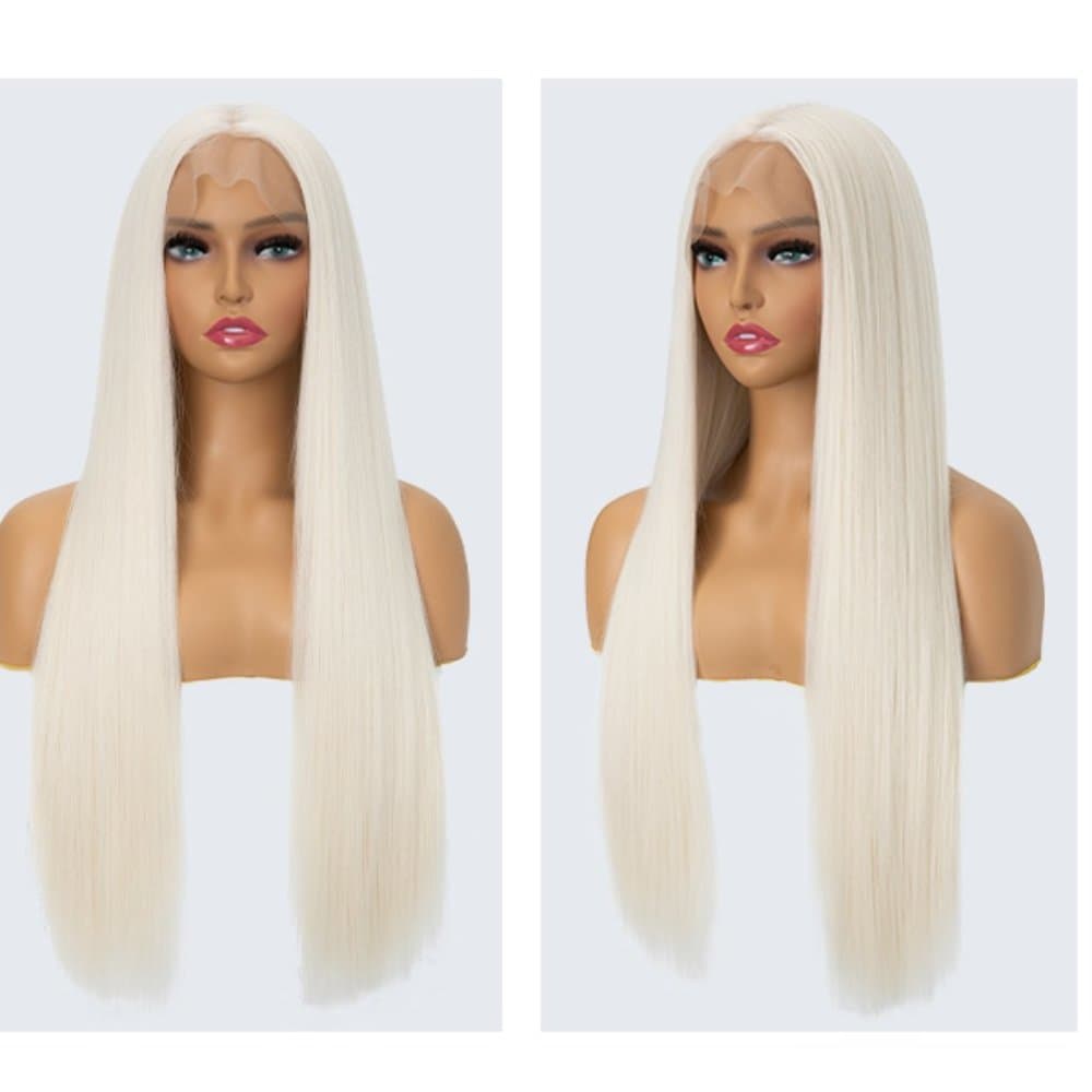 White Blonde Lace Front Wig 22-26inches!! Ready to Ship!!