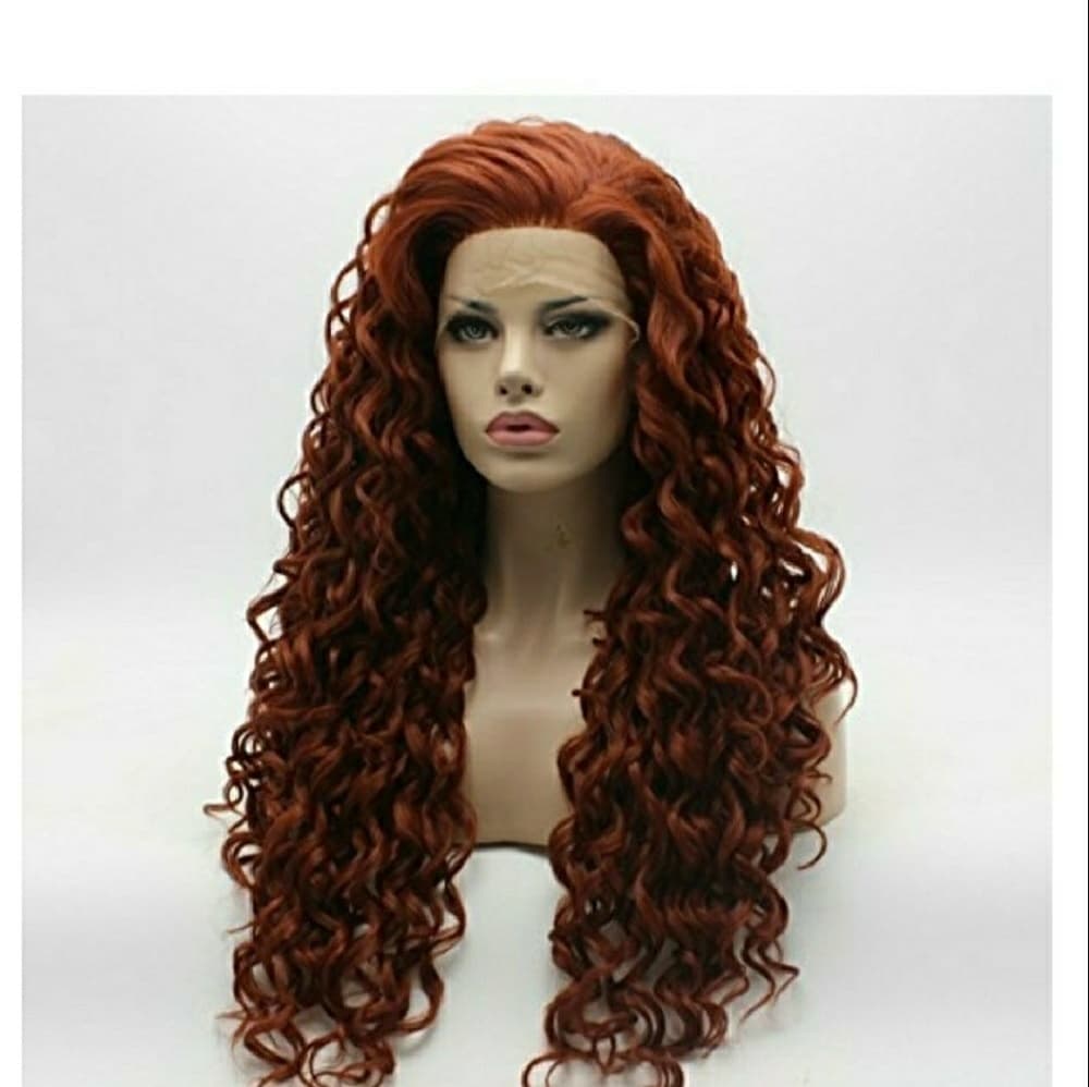 Copper Red Beauty LaceFront Wig Wig 24-28 inches - Thumbnail 2
