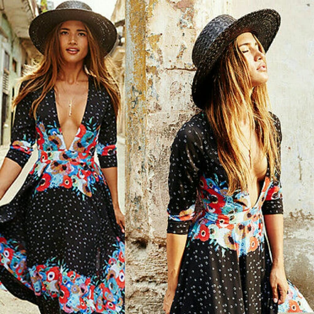 Beautiful Boho Vintage Dress - Thumbnail 3