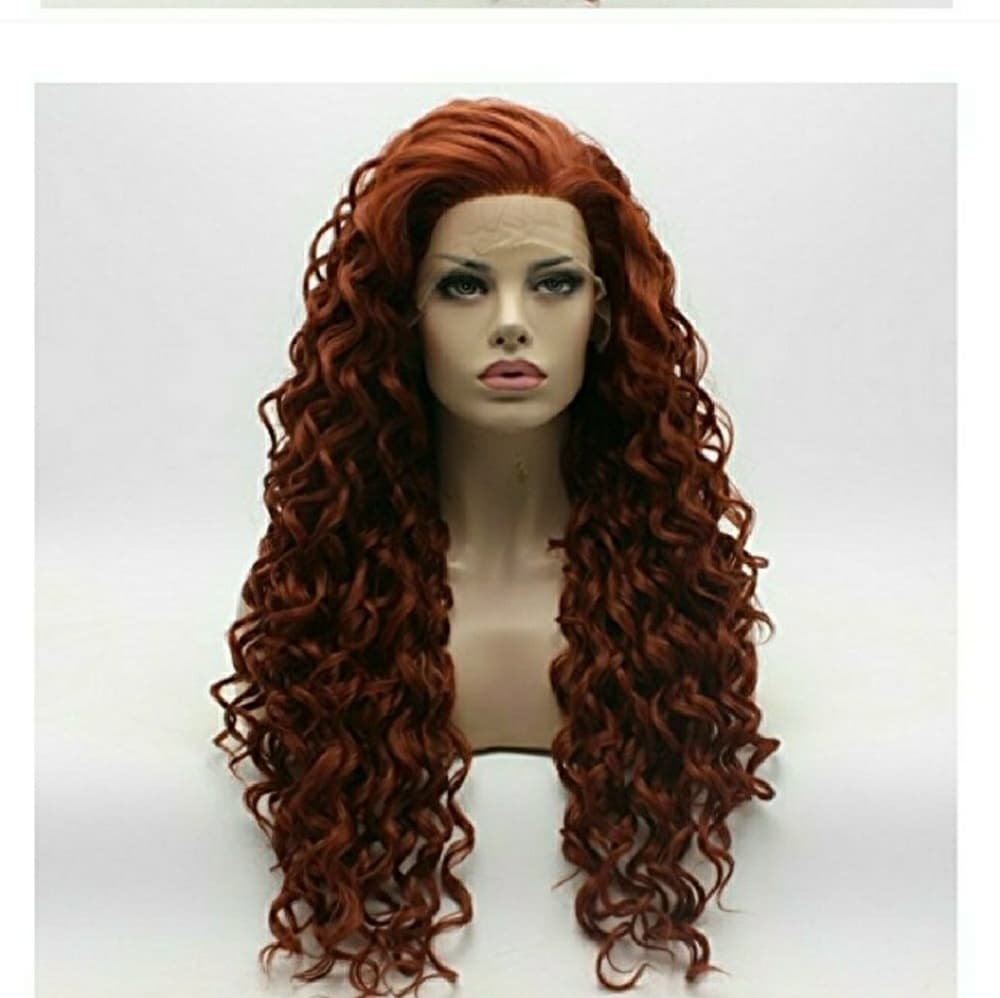 Copper Red Beauty LaceFront Wig Wig 24-28 inches - Thumbnail 4