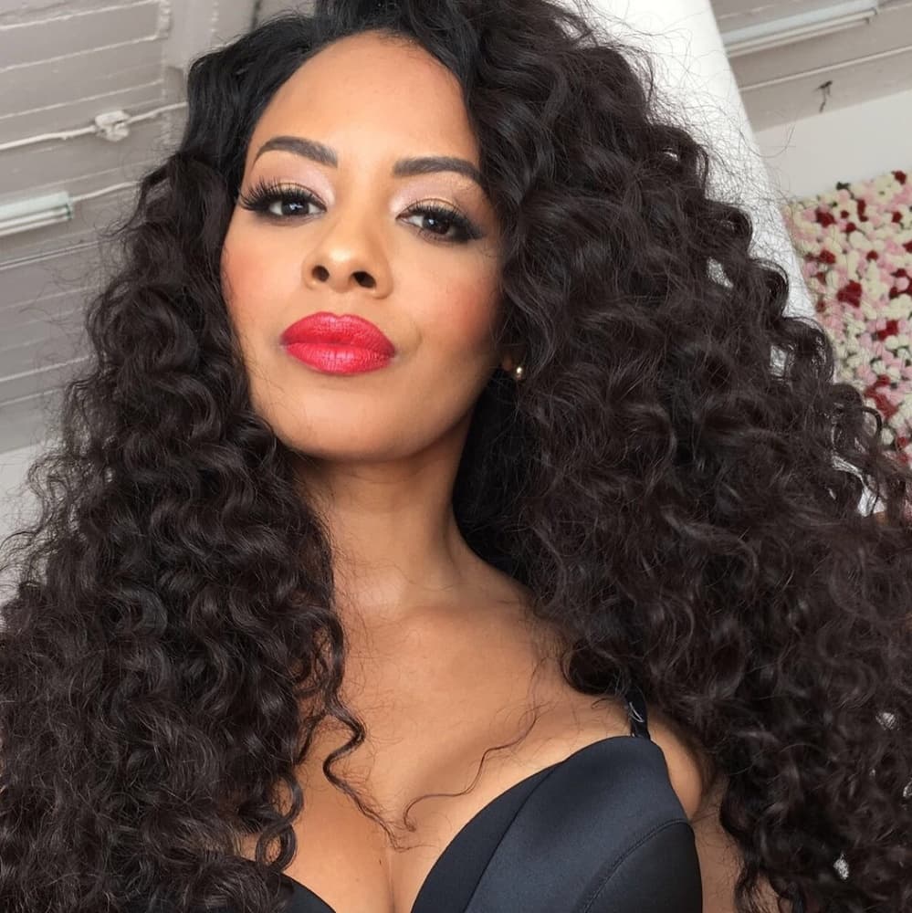Virgin Human Curly Beauty Lace Front Wig - Thumbnail 3