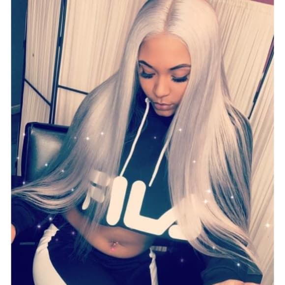 Silver Beauty Lace Front Wig - Thumbnail 2