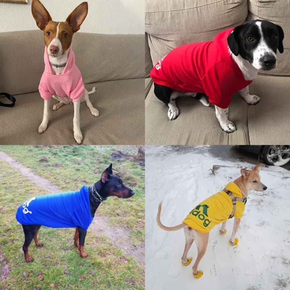 Dogs Hoodies Fleece Warm - Thumbnail 5