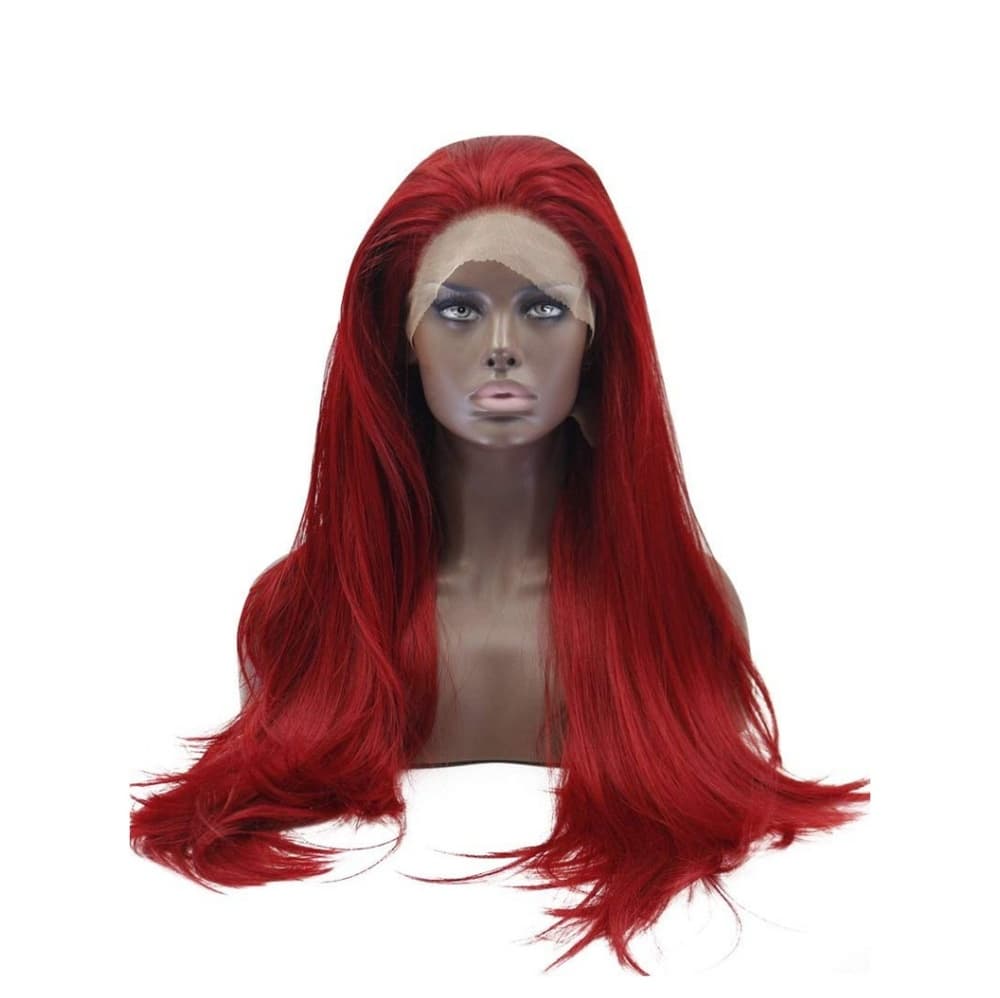 Red Beauty Free Style Lace Front Wig - Thumbnail 4