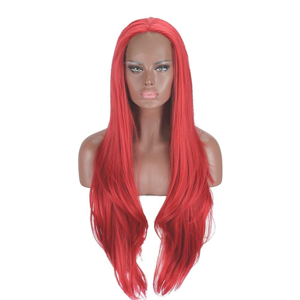 Red Beauty Free Style Lace Front Wig - Thumbnail 7