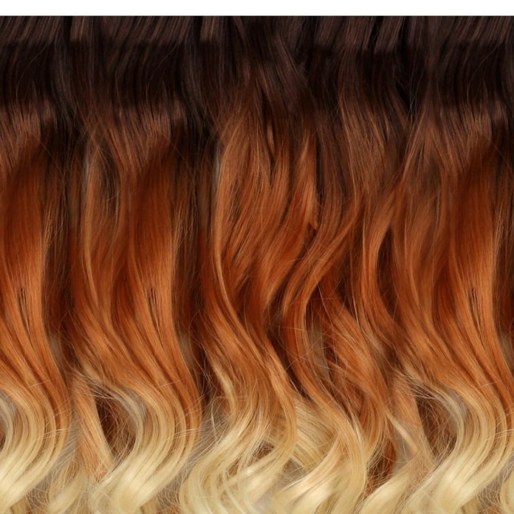 Ombre three tone Brown Red to Blonde - Thumbnail 3