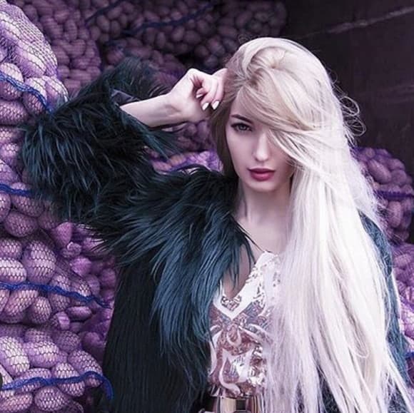 Ombre Blonde Lace Front Wig - Thumbnail 2