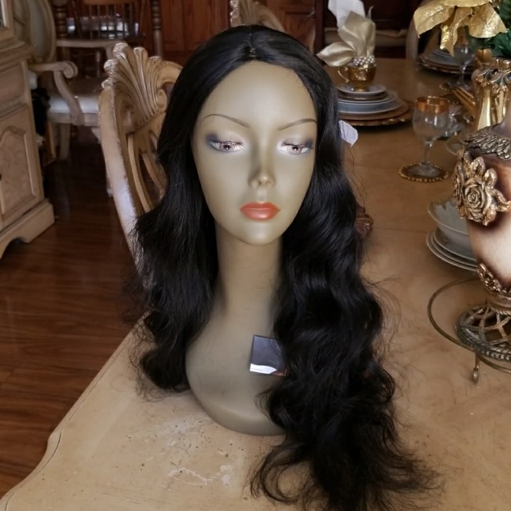 Bodywave Black Full Wig 20-22 inches - Thumbnail 8