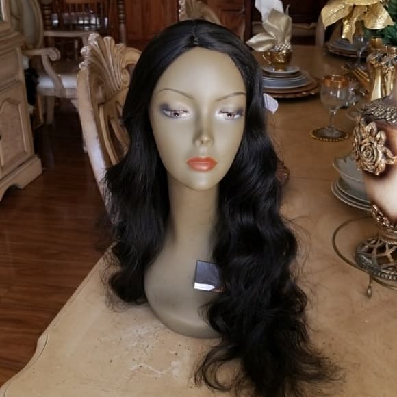 Bodywave Black Full Wig 20-22 inches - Thumbnail 9