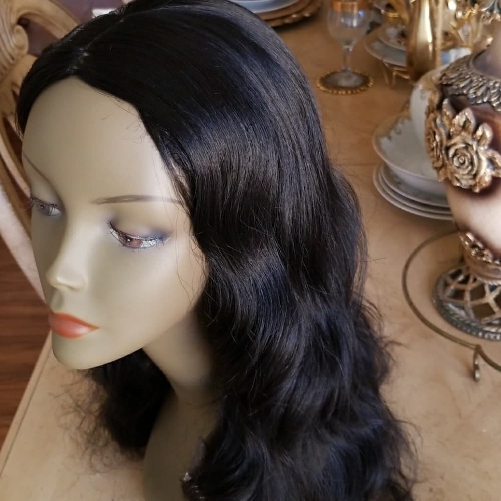 Bodywave Black Full Wig 20-22 inches - Thumbnail 3