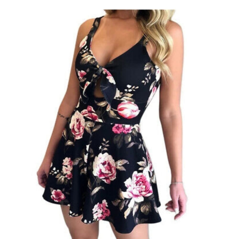Black Summer Boho Beauty Dress