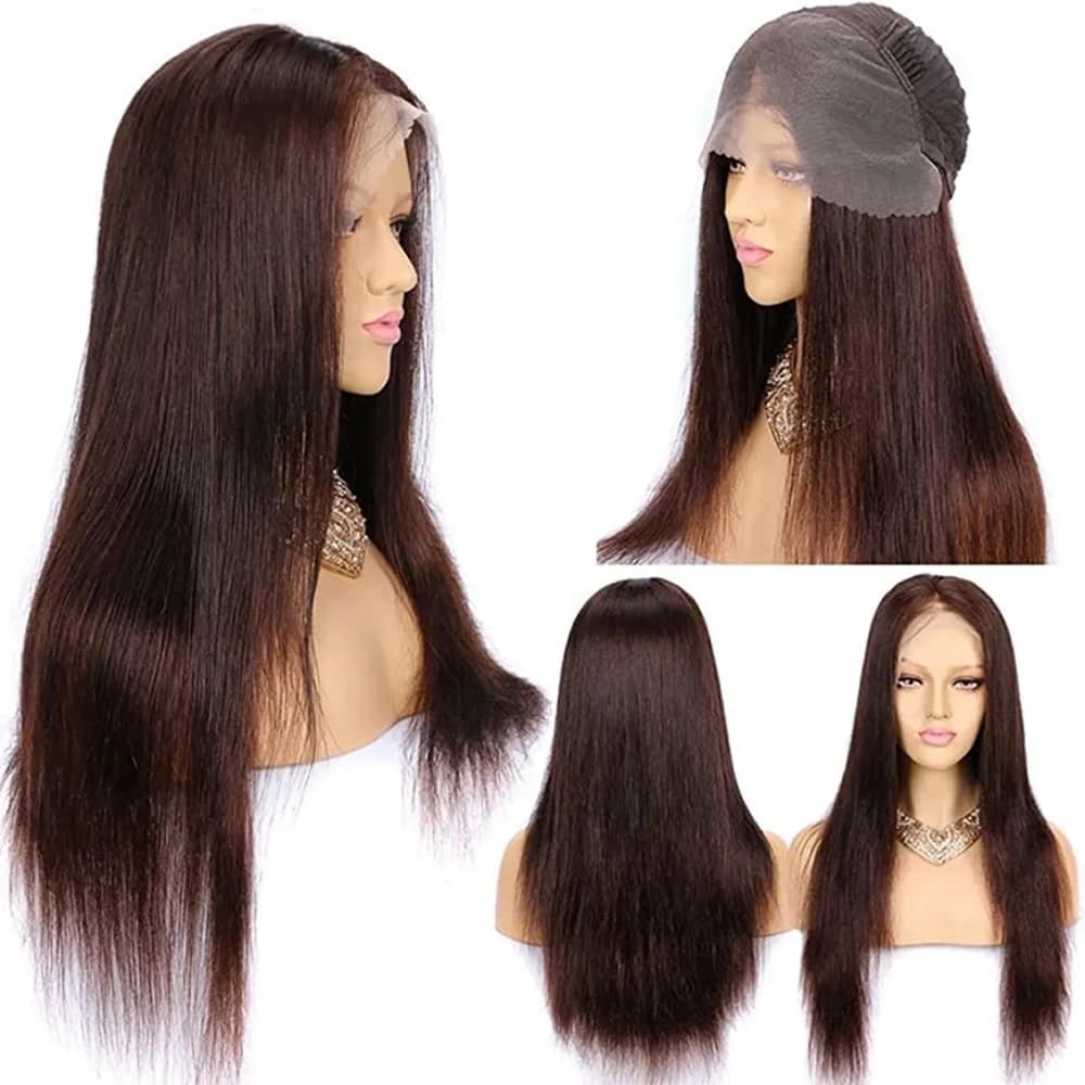 Dark Brown Human Hair Wig
