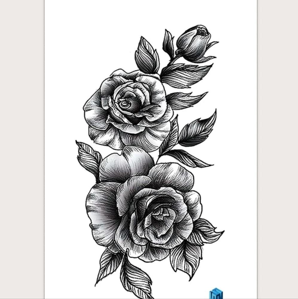RoselTemporary Tattoo Waterproof - Thumbnail 2